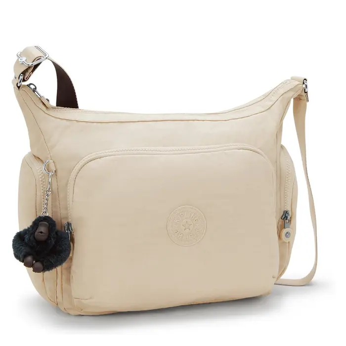 Kipling Gabb schoudertas back to beige