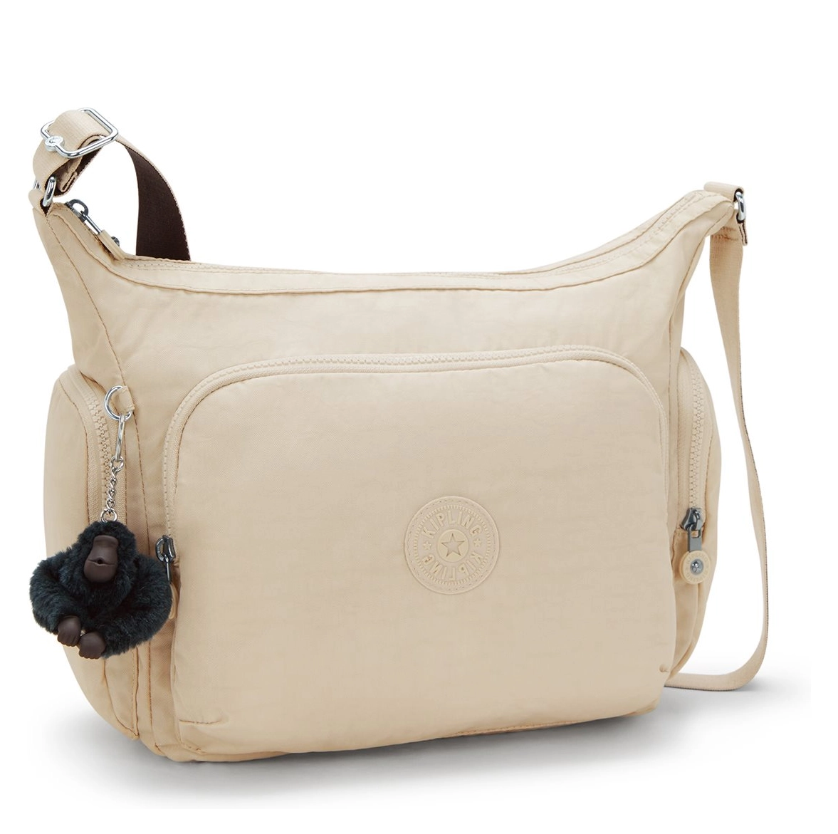 Kipling Gabb schoudertas back to beige