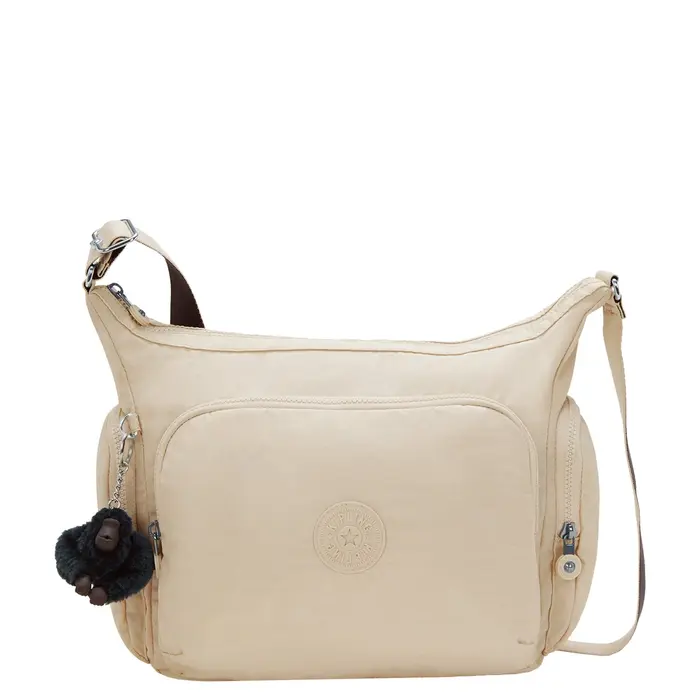 Kipling Gabb schoudertas back to beige