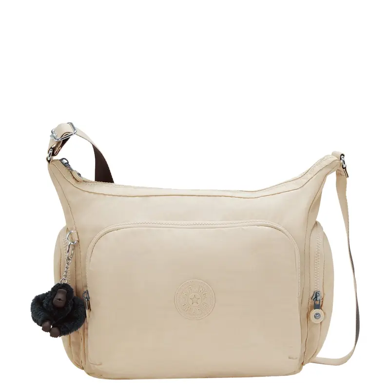 Kipling Gabb schoudertas back to beige