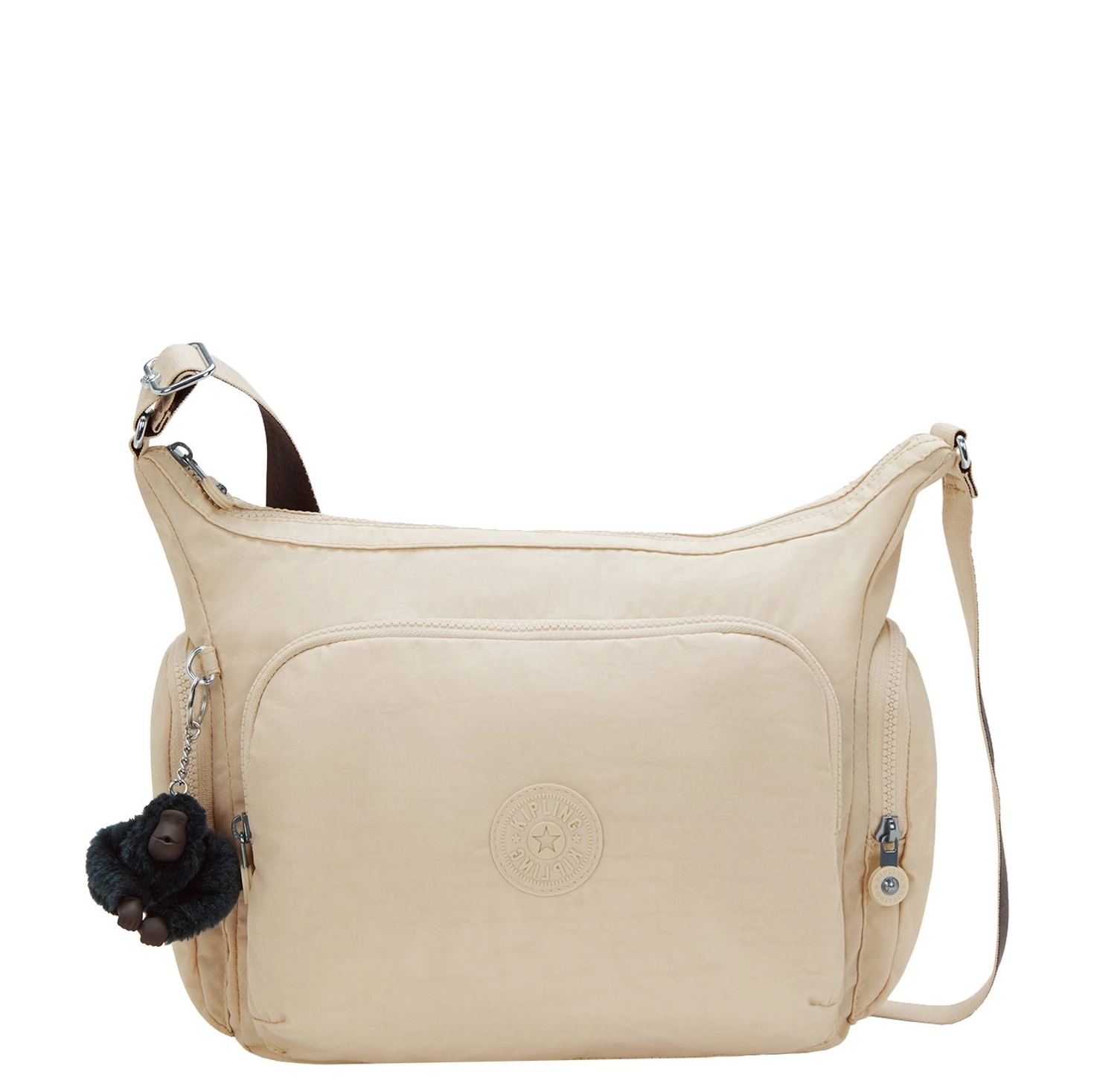 Kipling Gabb schoudertas back to beige