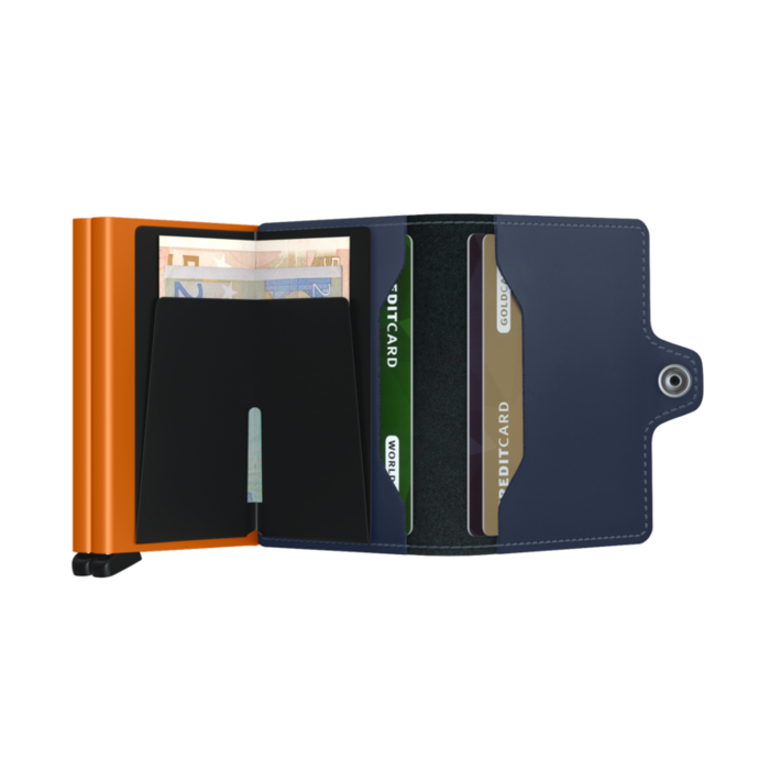 Secrid Twinwallet Matte night blue-orange