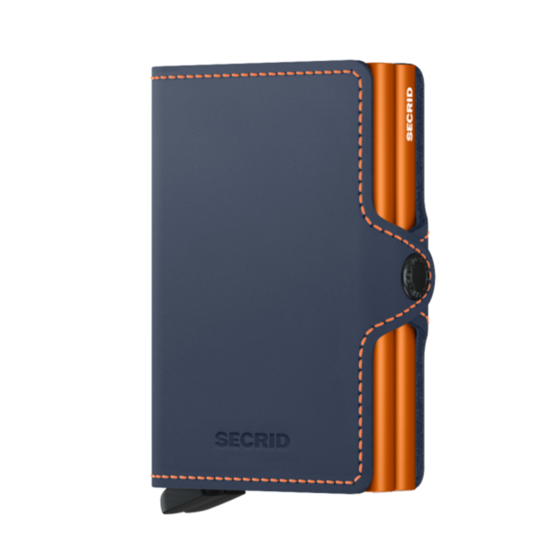 Secrid Twinwallet Matte night blue-orange