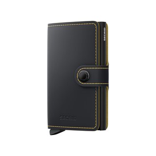Secrid Miniwallet Matte black & ochre