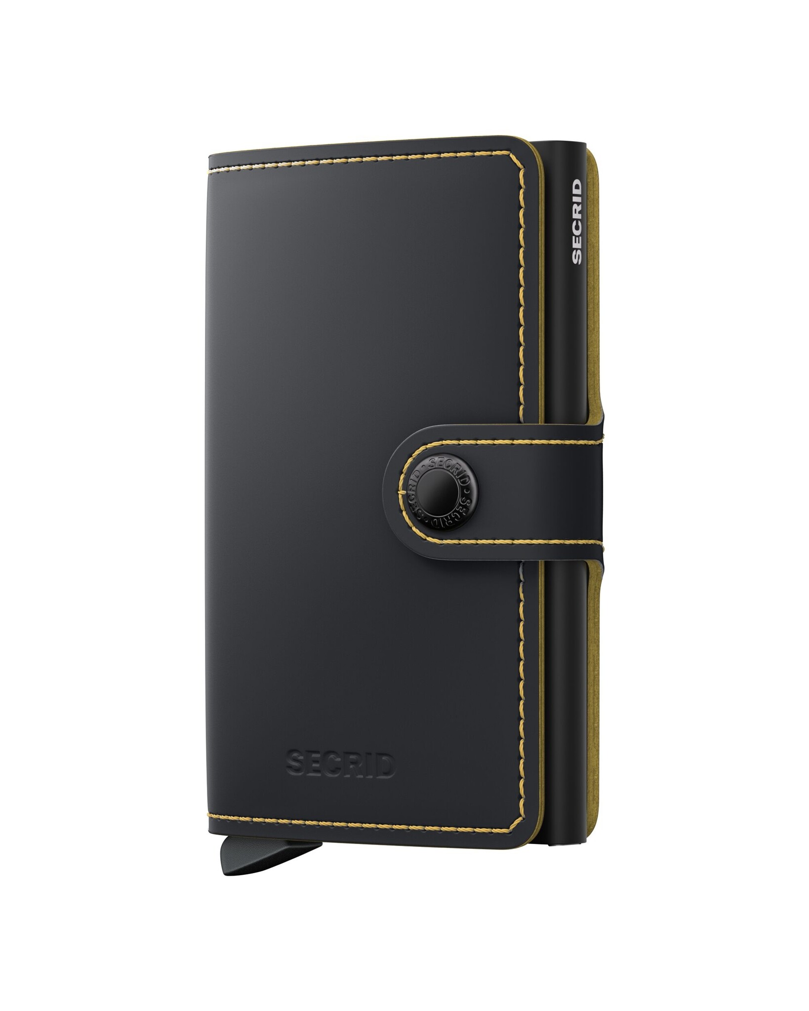 Secrid Miniwallet Matte black & ochre
