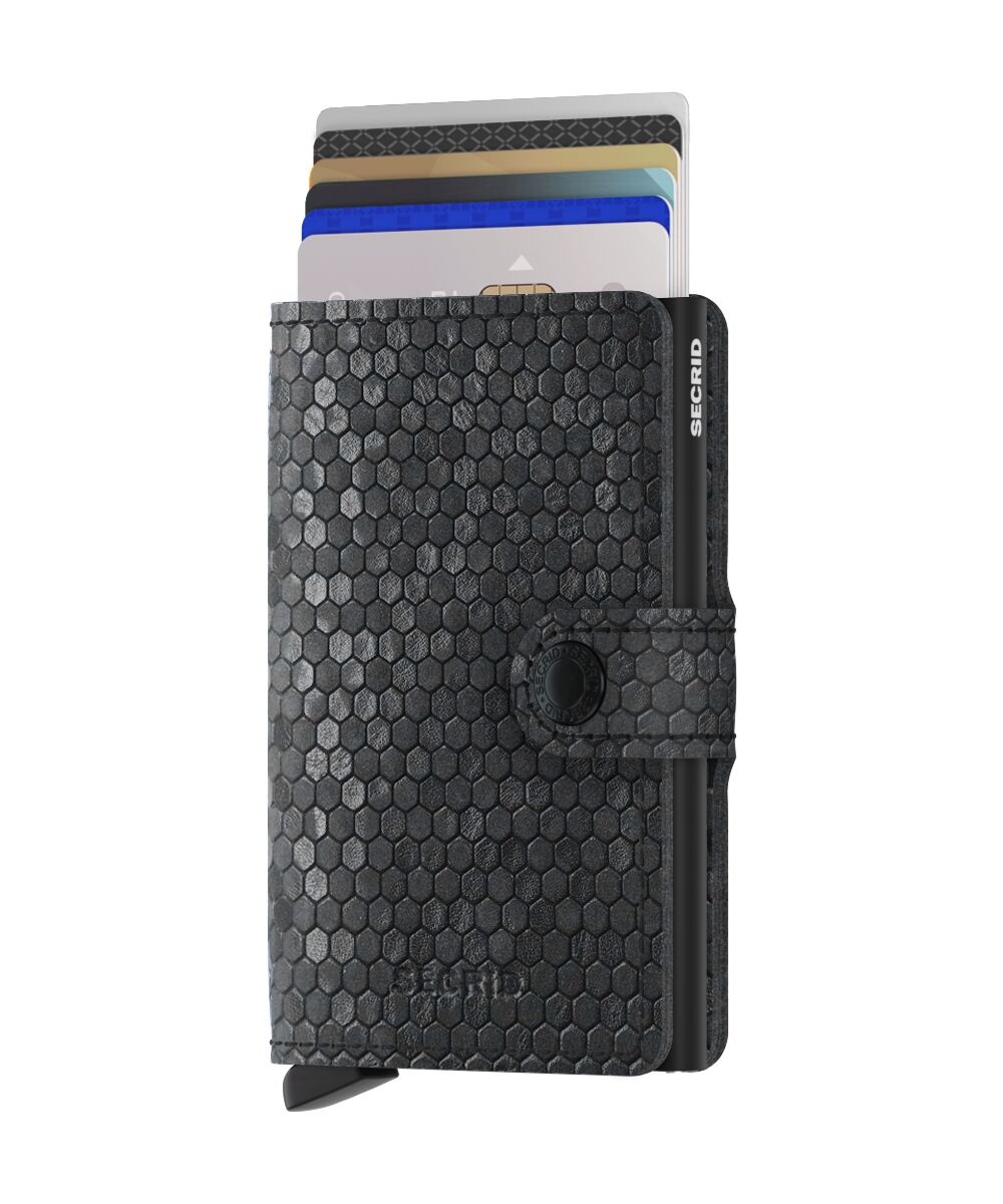 Secrid Miniwallet pashouder Hexagon black