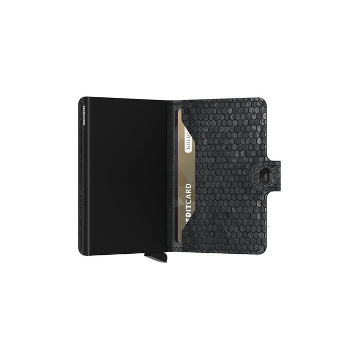 Secrid Miniwallet pashouder Hexagon black