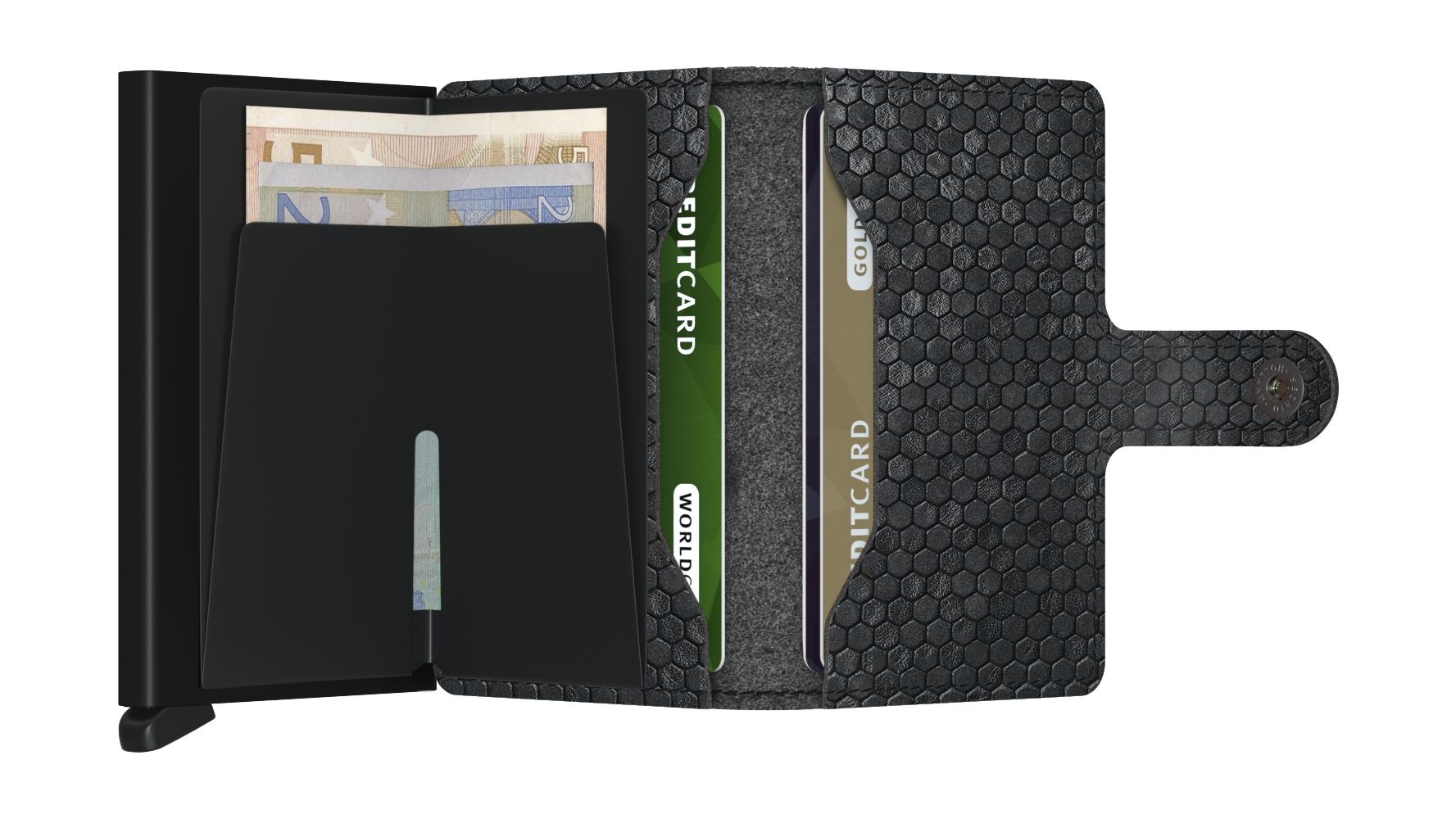Secrid Miniwallet pashouder Hexagon black