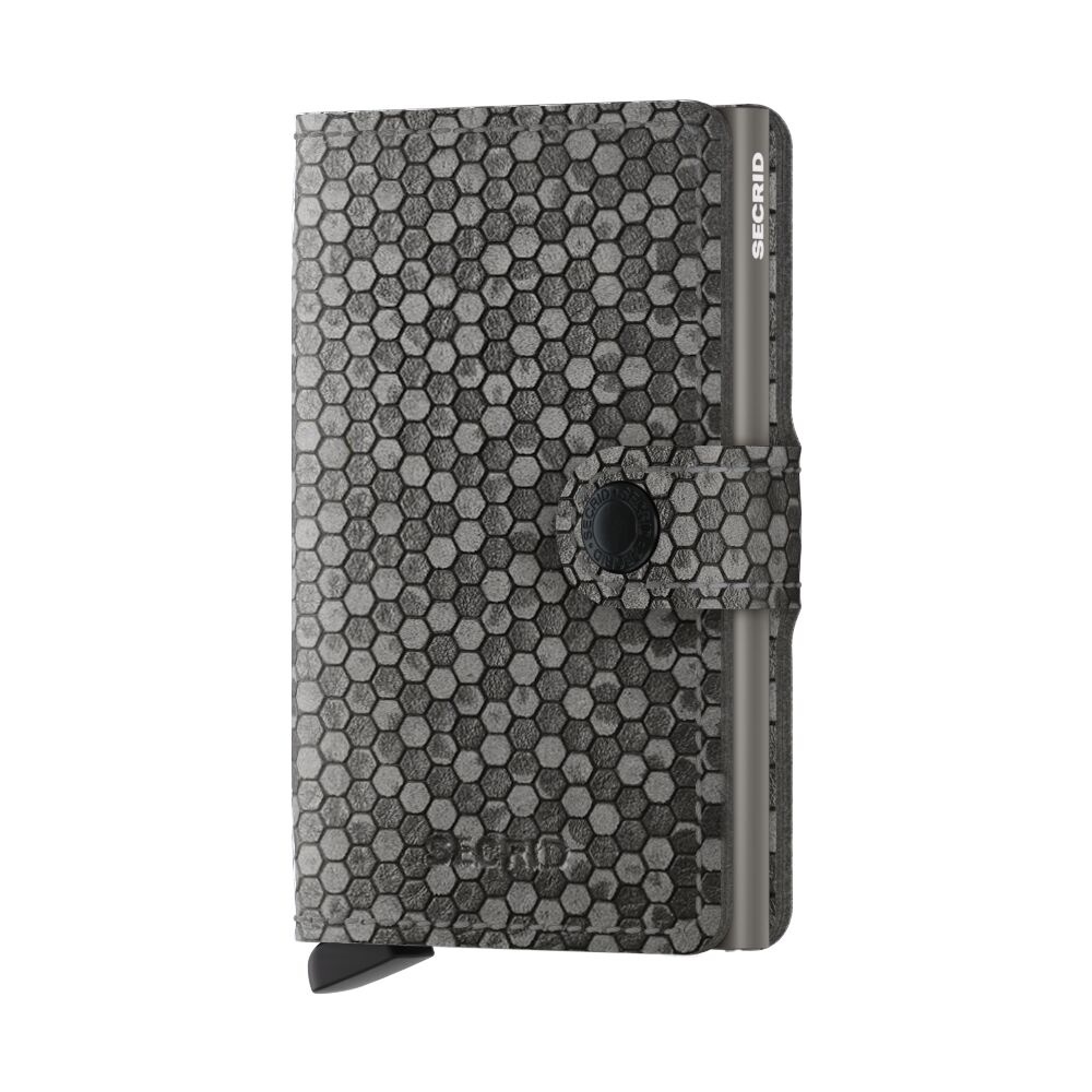 Secrid Miniwallet pashouder Hexagon grey
