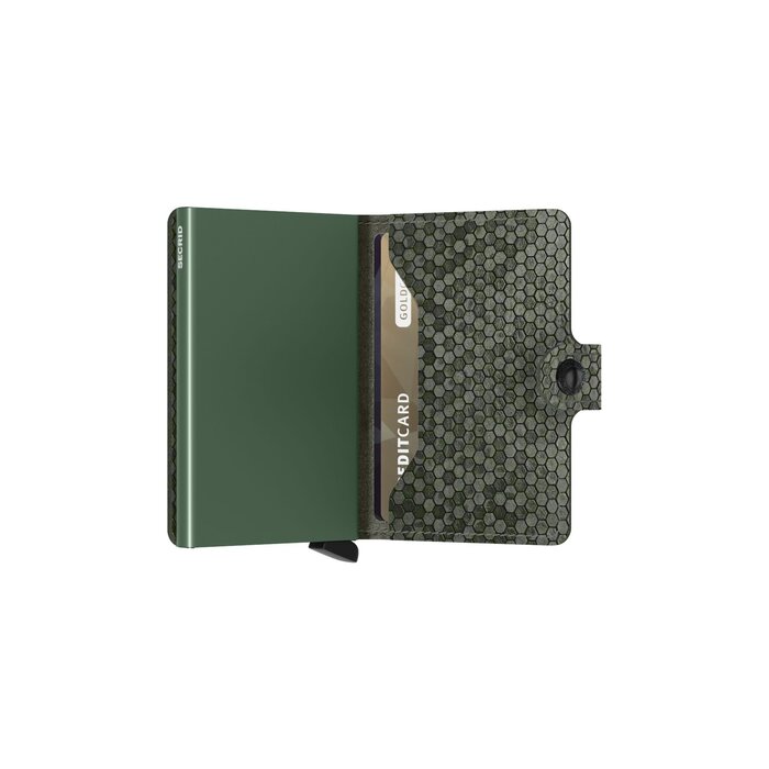 Secrid Miniwallet pashouder Hexagon green