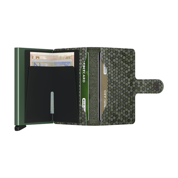 Secrid Miniwallet pashouder Hexagon green