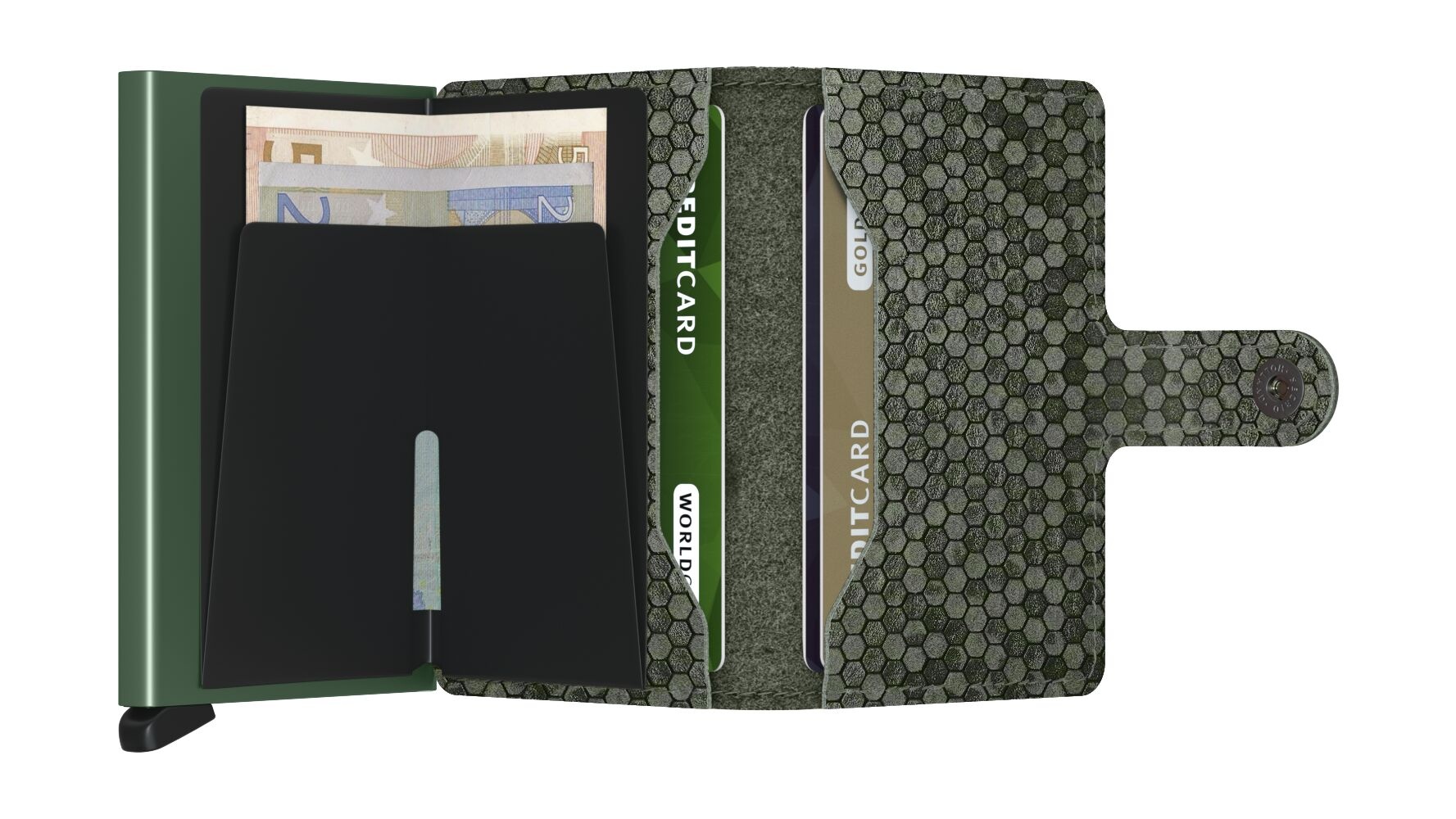Secrid Miniwallet pashouder Hexagon green