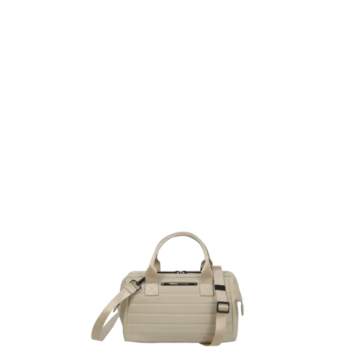 Travelite Travelite Barbara Stepp toilet-, schouder- en hand-tas satin nude