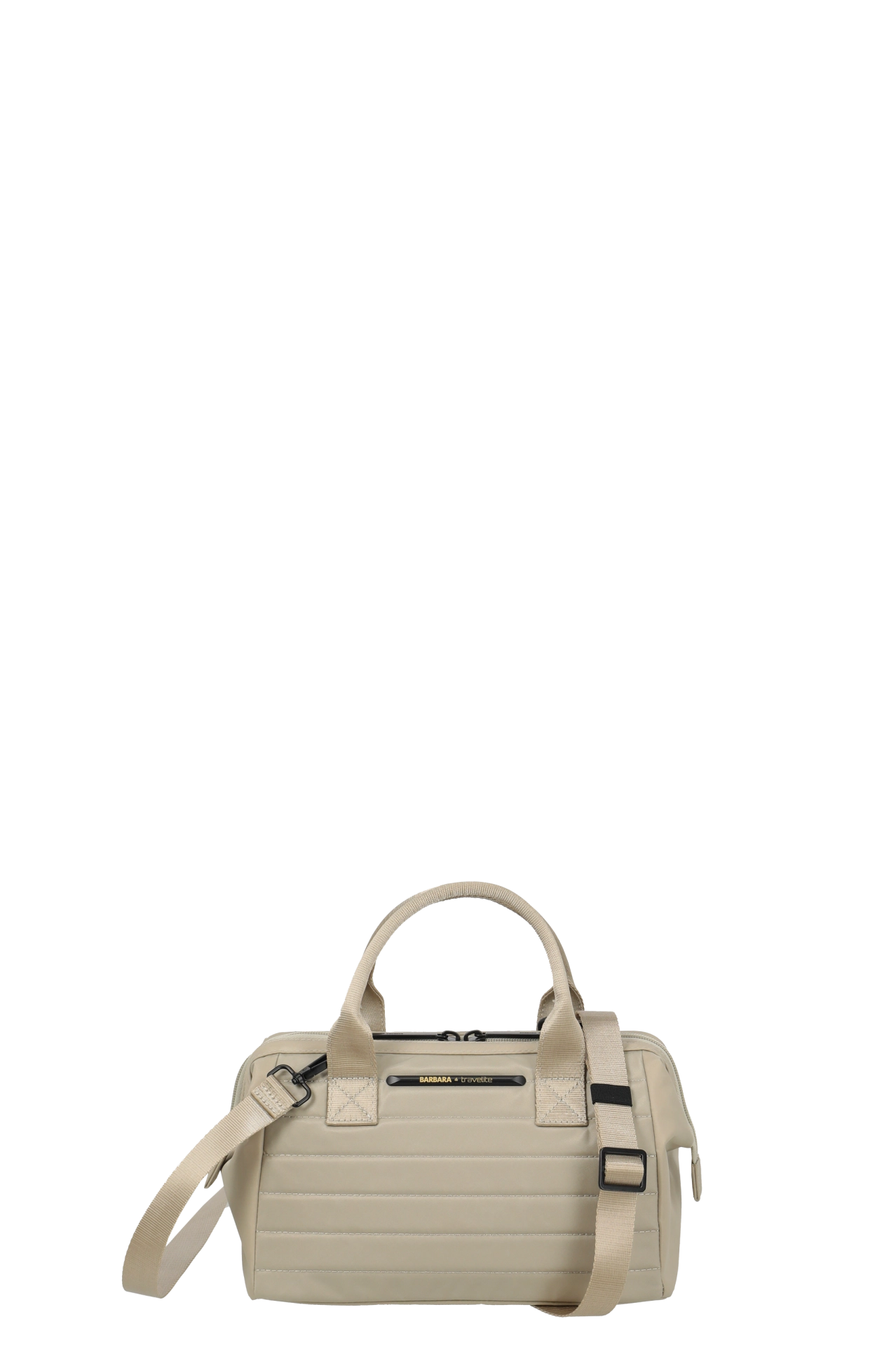 Travelite Travelite Barbara Stepp toilet-, schouder- en hand-tas satin nude