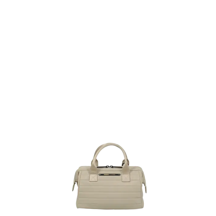 Travelite Travelite Barbara Stepp toilet-, schouder- en hand-tas satin nude