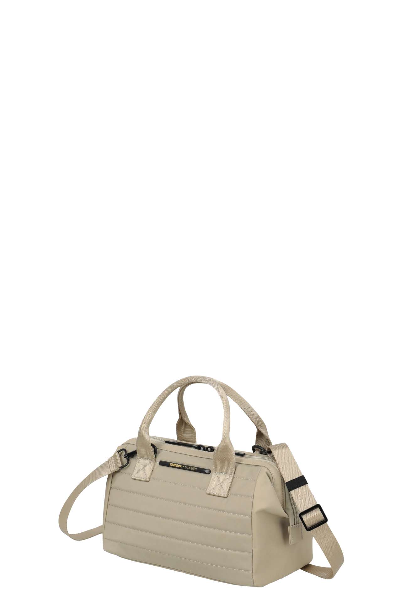 Travelite Travelite Barbara Stepp toilet-, schouder- en hand-tas satin nude