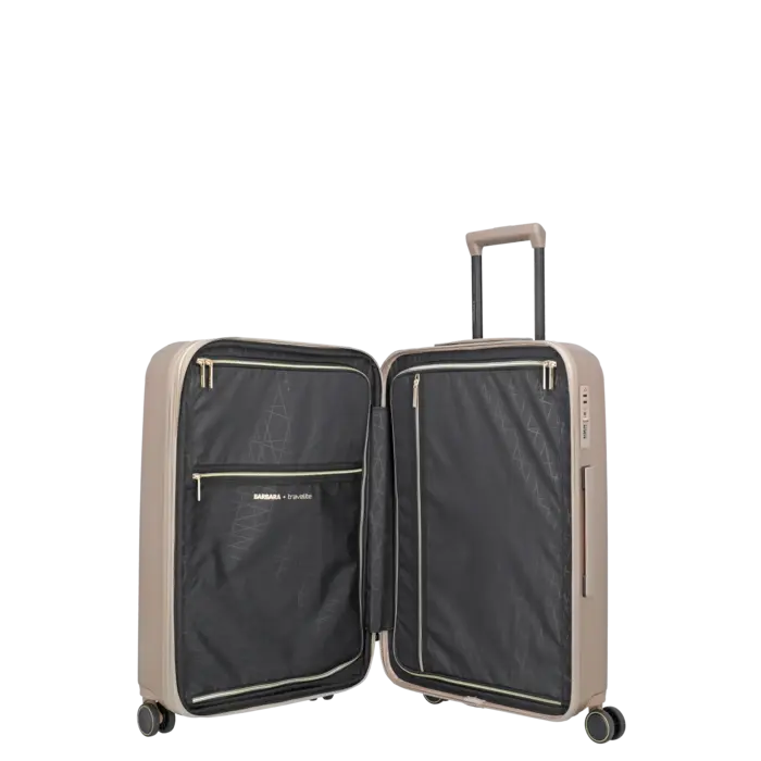 Travelite Travelite Barbara Novelty M 68-75L exp. 4w trolley satin nude