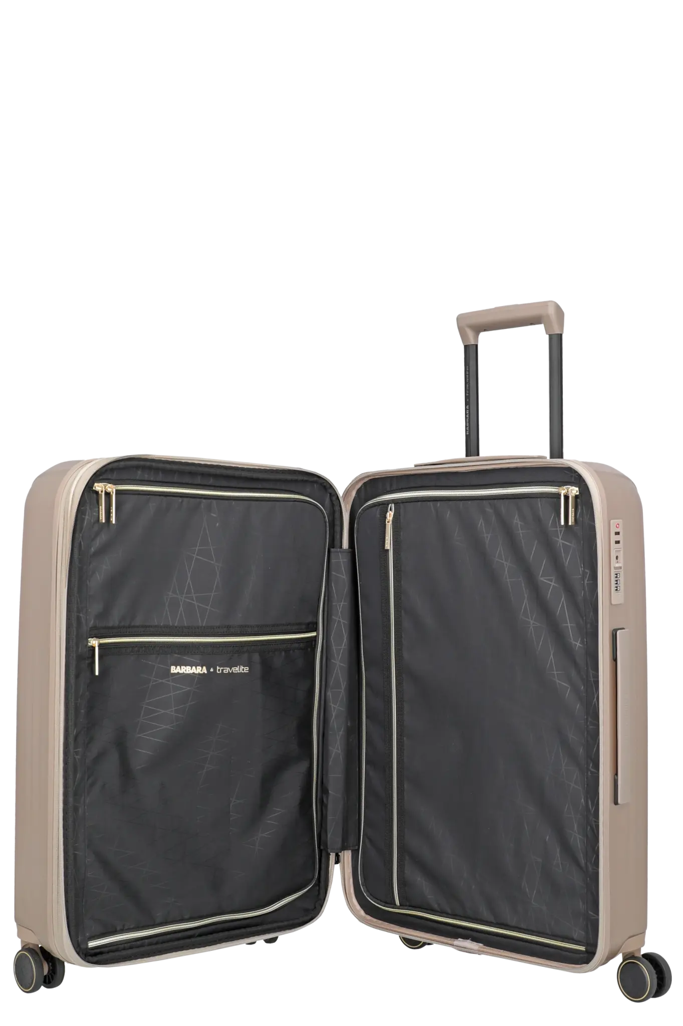 Travelite Travelite Barbara Novelty M 68-75L exp. 4w trolley satin nude
