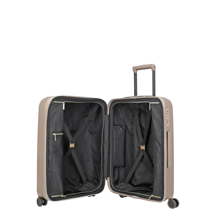 Travelite Travelite Barbara Novelty M 68-75L exp. 4w trolley satin nude