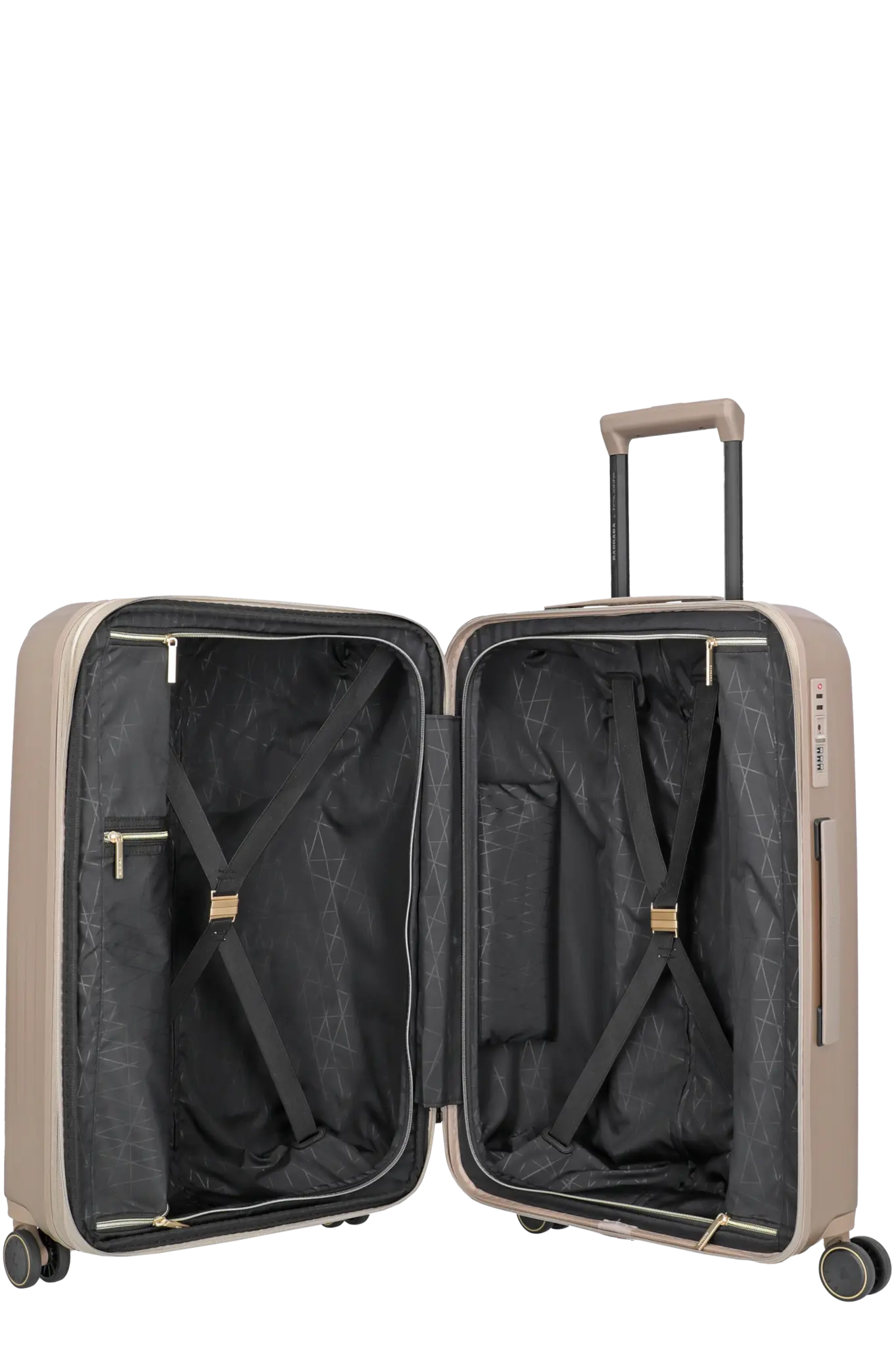 Travelite Travelite Barbara Novelty M 68-75L exp. 4w trolley satin nude