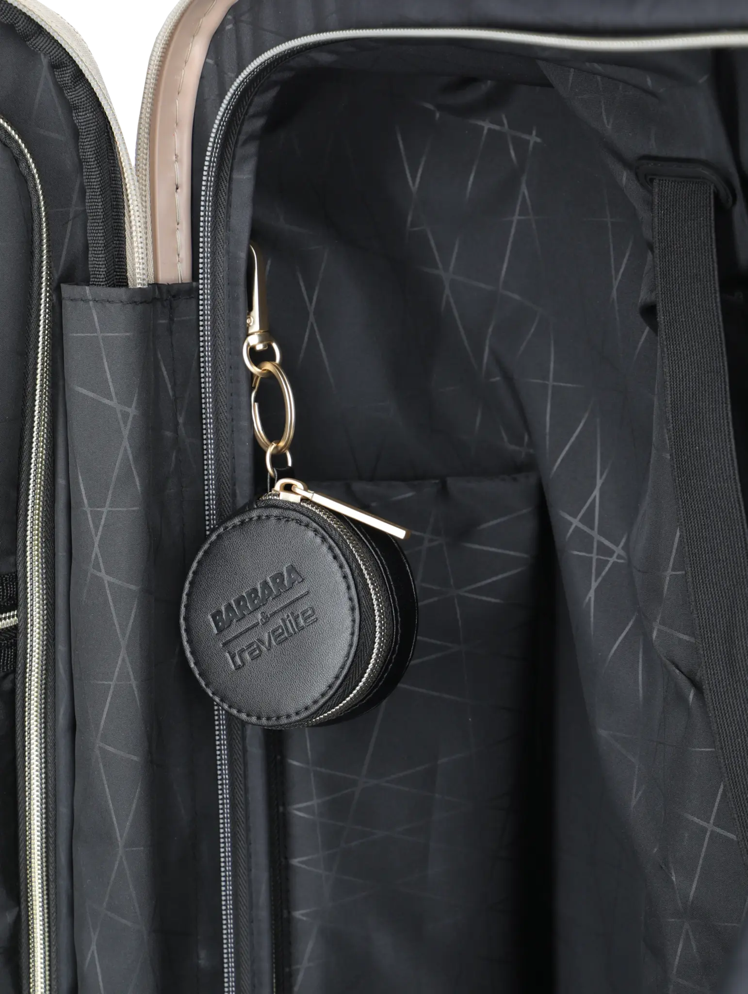 Travelite Travelite Barbara Novelty M 68-75L exp. 4w trolley satin nude