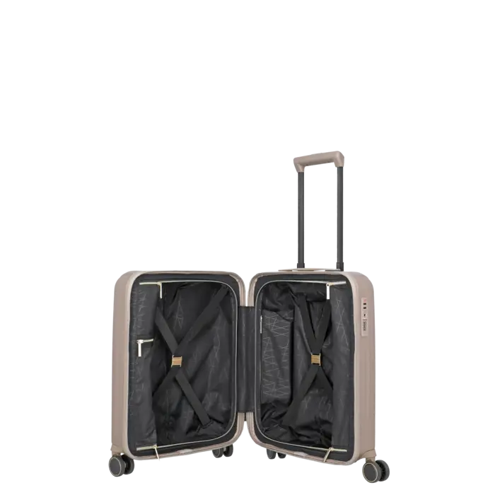 Travelite Travelite Barbara Novelty S 38L 4w handbagage-trolley satin nude