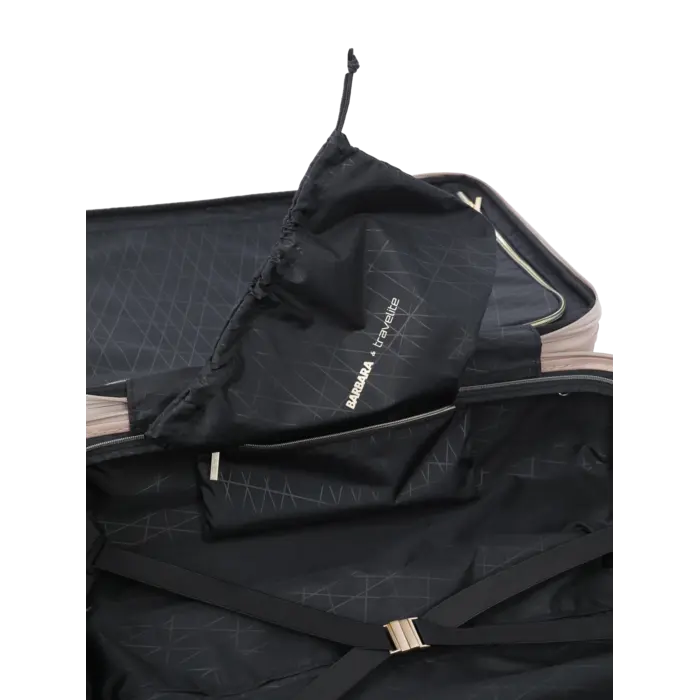 Travelite Travelite Barbara Novelty S 38L 4w handbagage-trolley satin nude