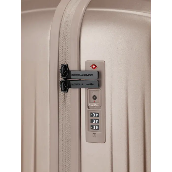 Travelite Travelite Barbara Novelty S 38L 4w handbagage-trolley satin nude