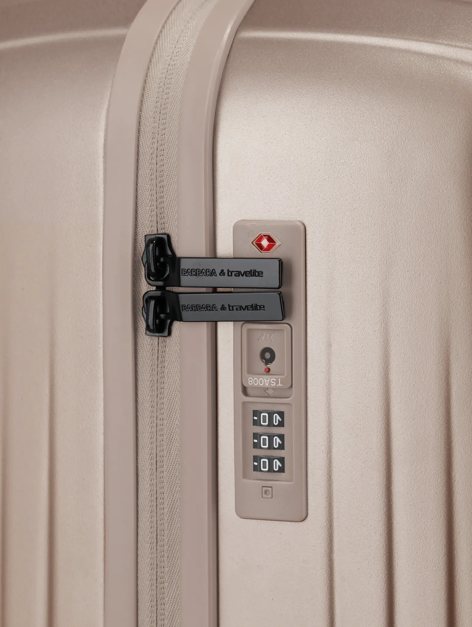 Travelite Travelite Barbara Novelty S 38L 4w handbagage-trolley satin nude