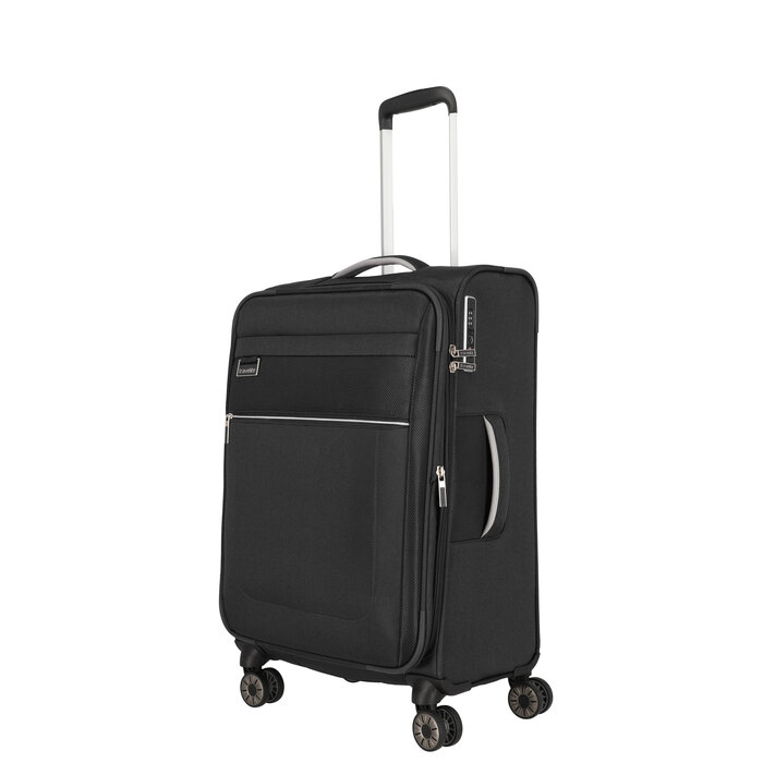 Travelite Miigo 4-wiel trolley M-67cm -66L zwart