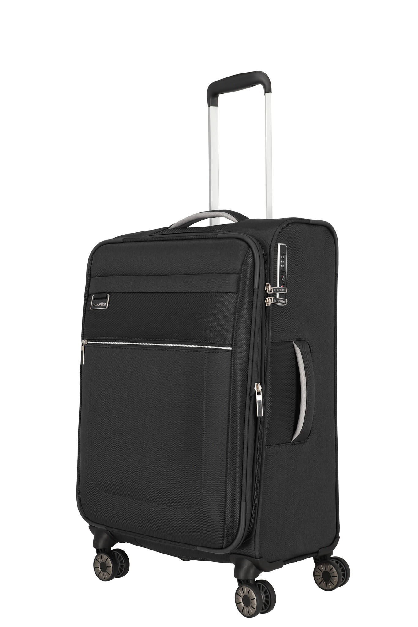 Travelite Miigo 4-wiel trolley M-67cm -66L zwart