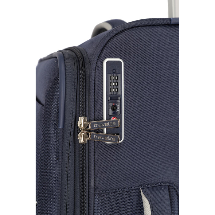 Travelite Miigo 4-wiel trolley s-55cm -35L blauw