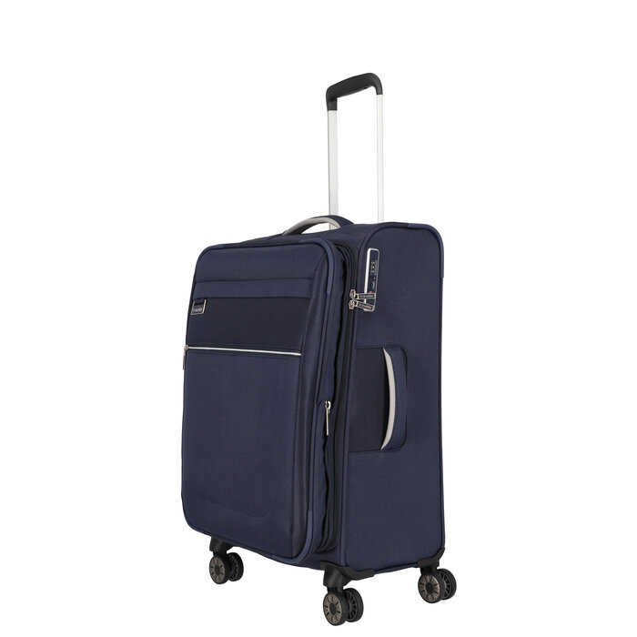 Travelite Miigo 4-wiel trolley M-67cm -66L blauw