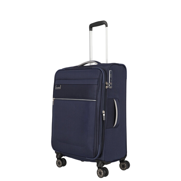 Travelite Miigo 4-wiel trolley M-67cm -66L blauw