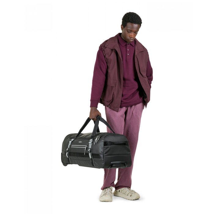 Eastpak Duffel Pack Wheel M 60L reistas op wielen tarp black