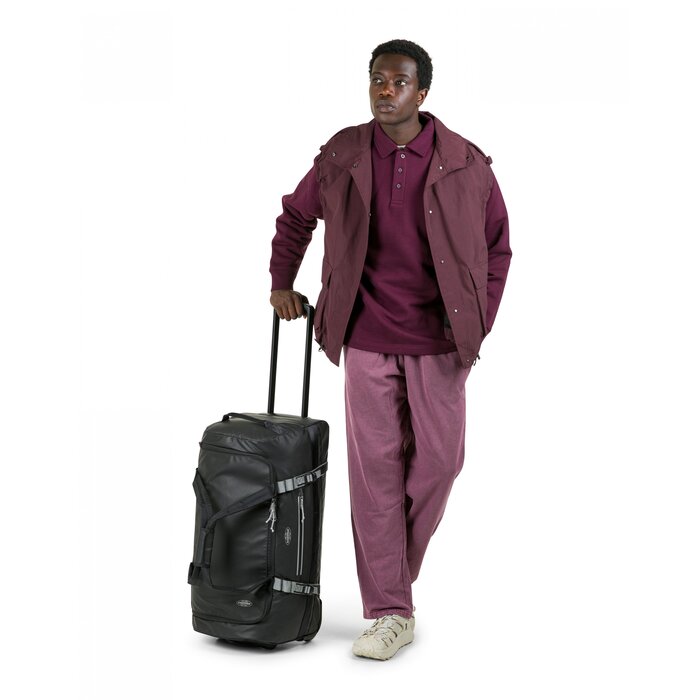 Eastpak Duffel Pack Wheel M 60L reistas op wielen tarp black