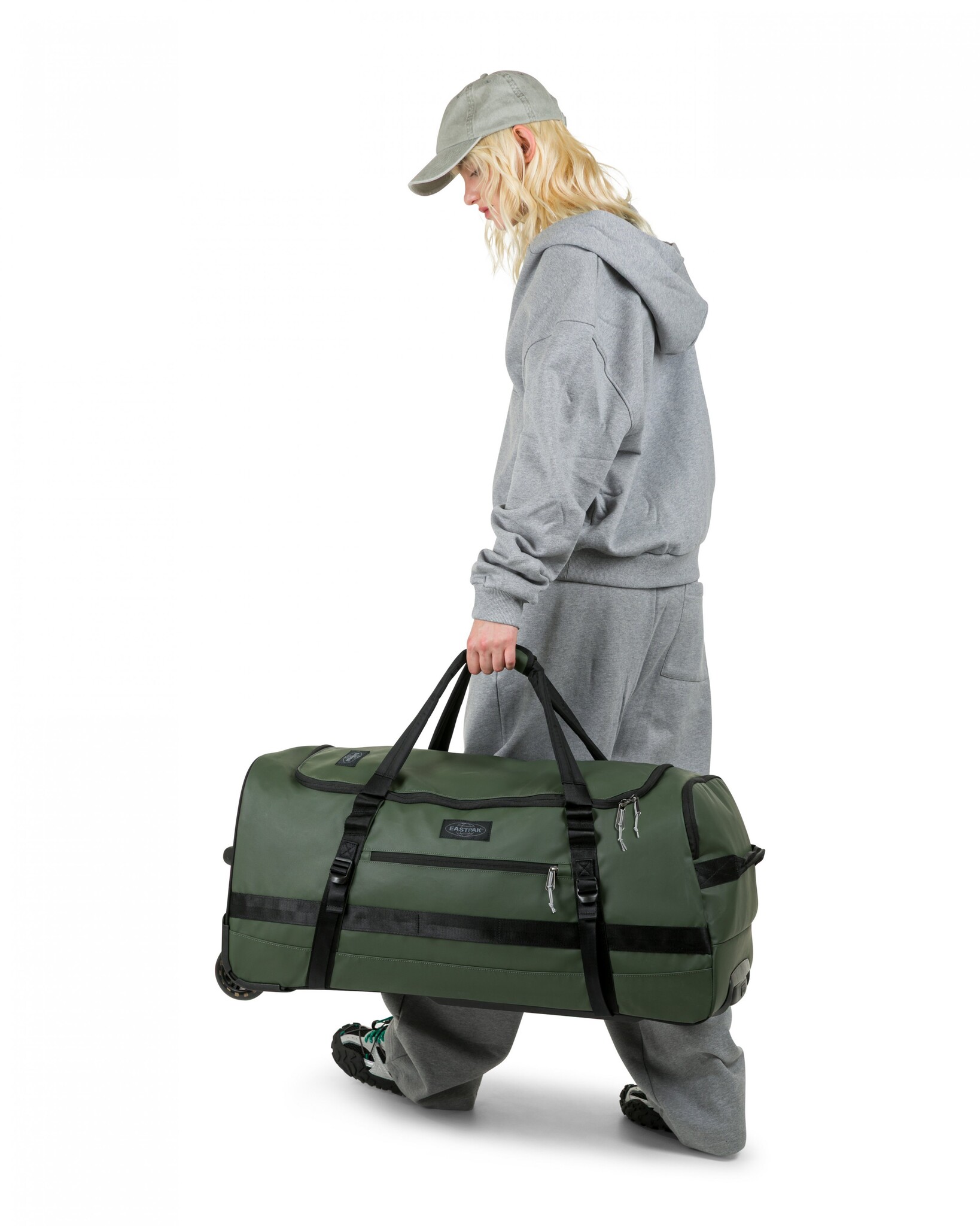 Eastpak Duffel Pack Wheel L 90L reistas op wielen tarp forest