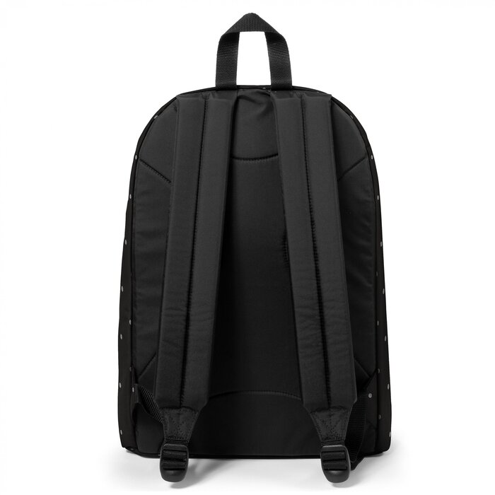 Eastpak Out of Office 27L 15.4" laptop-rugzak dots black silver