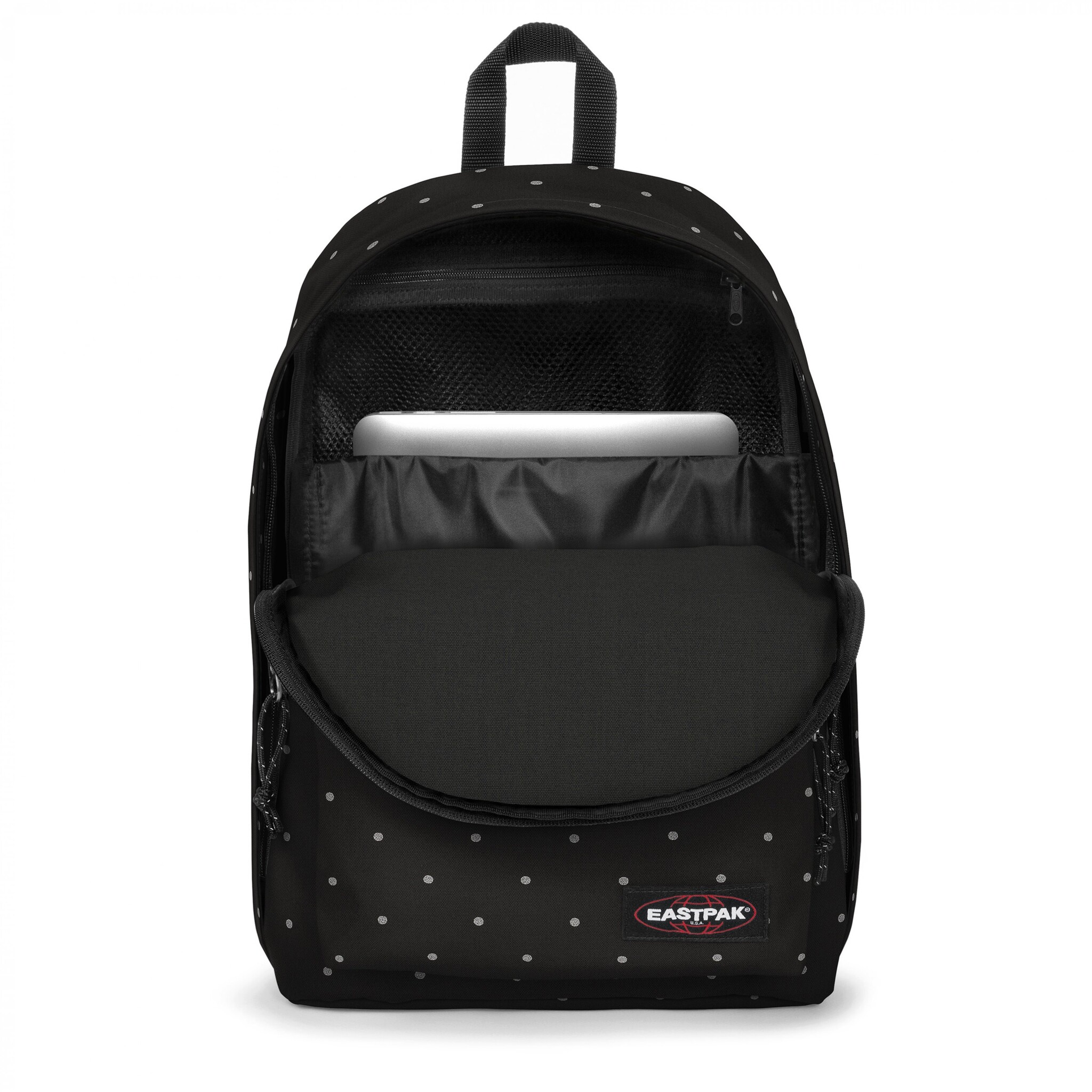 Eastpak Out of Office 27L 15.4" laptop-rugzak dots black silver