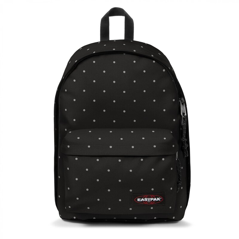 Eastpak Out of Office 27L 15.4" laptop-rugzak dots black silver