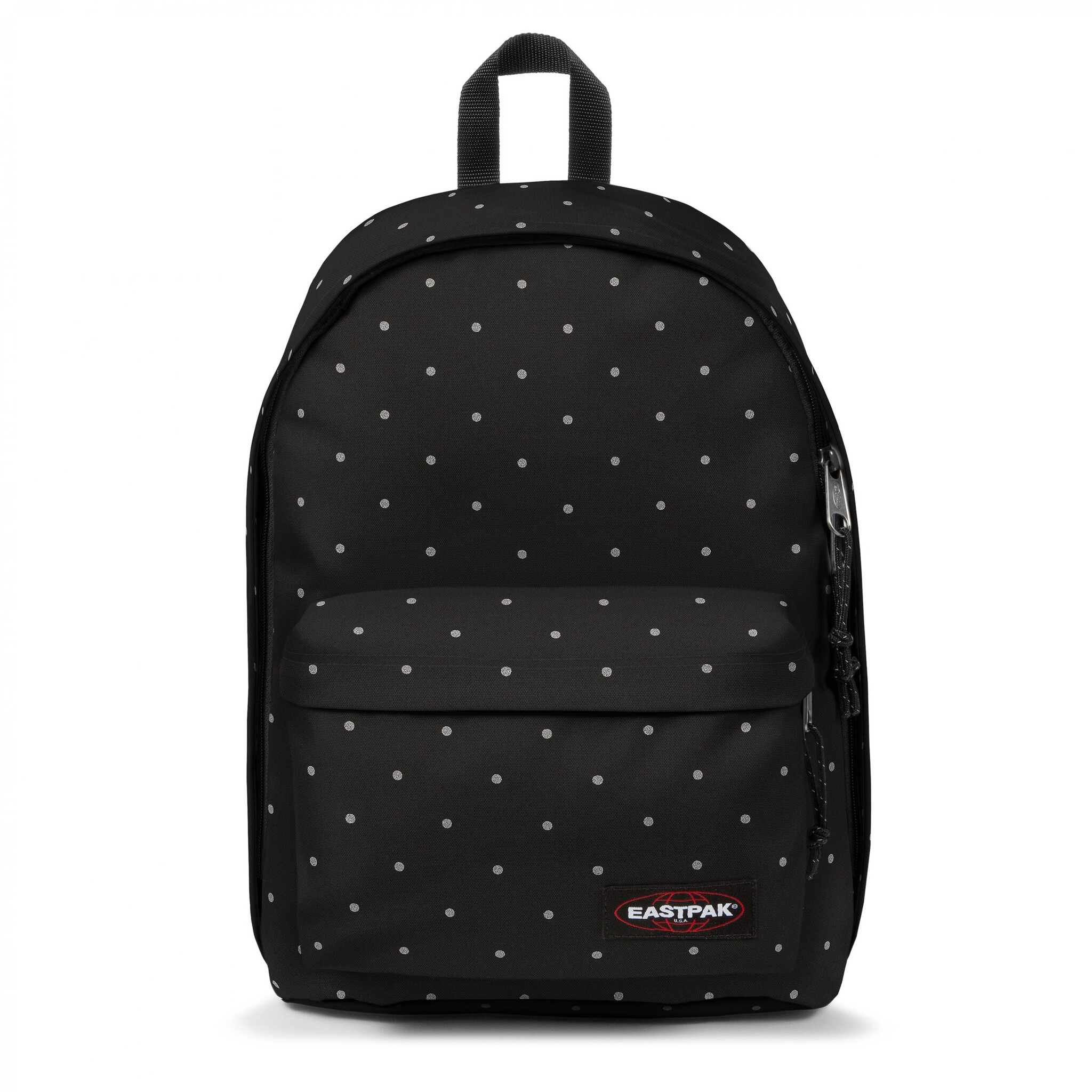 Eastpak Out of Office 27L 15.4" laptop-rugzak dots black silver