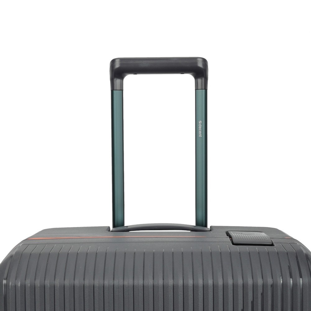 Decent Decent Smart 67cm-73L 4-wiel reiskoffer antraciet