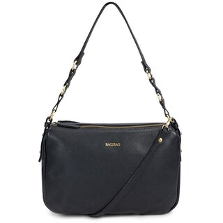 BAG2BAG Floro schoudertas zwart