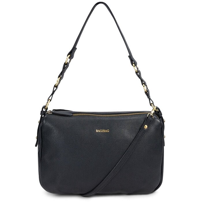 BAG2BAG Floro schoudertas zwart