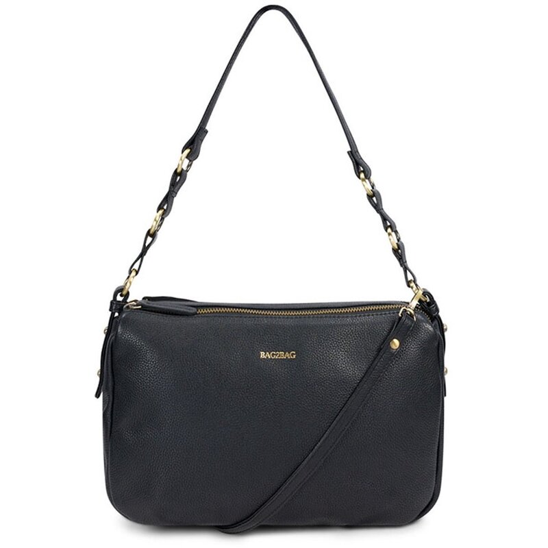 BAG2BAG Floro schoudertas zwart