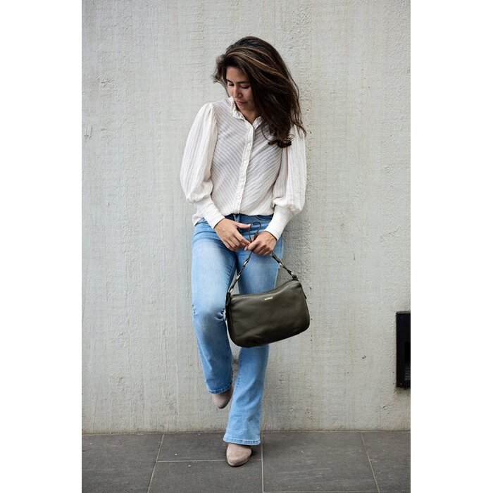 BAG2BAG Floro schoudertas zwart