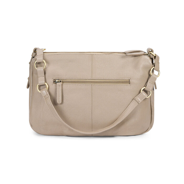 BAG2BAG Floro schoudertas taupe