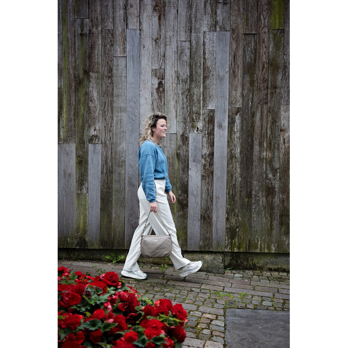 BAG2BAG Floro schoudertas taupe