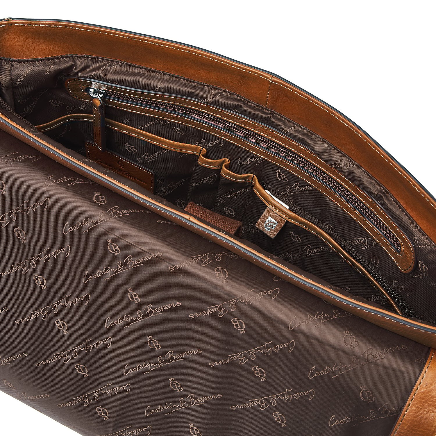 Castelijn en Beerens Heritage Mark 15.6" messenger licht bruin