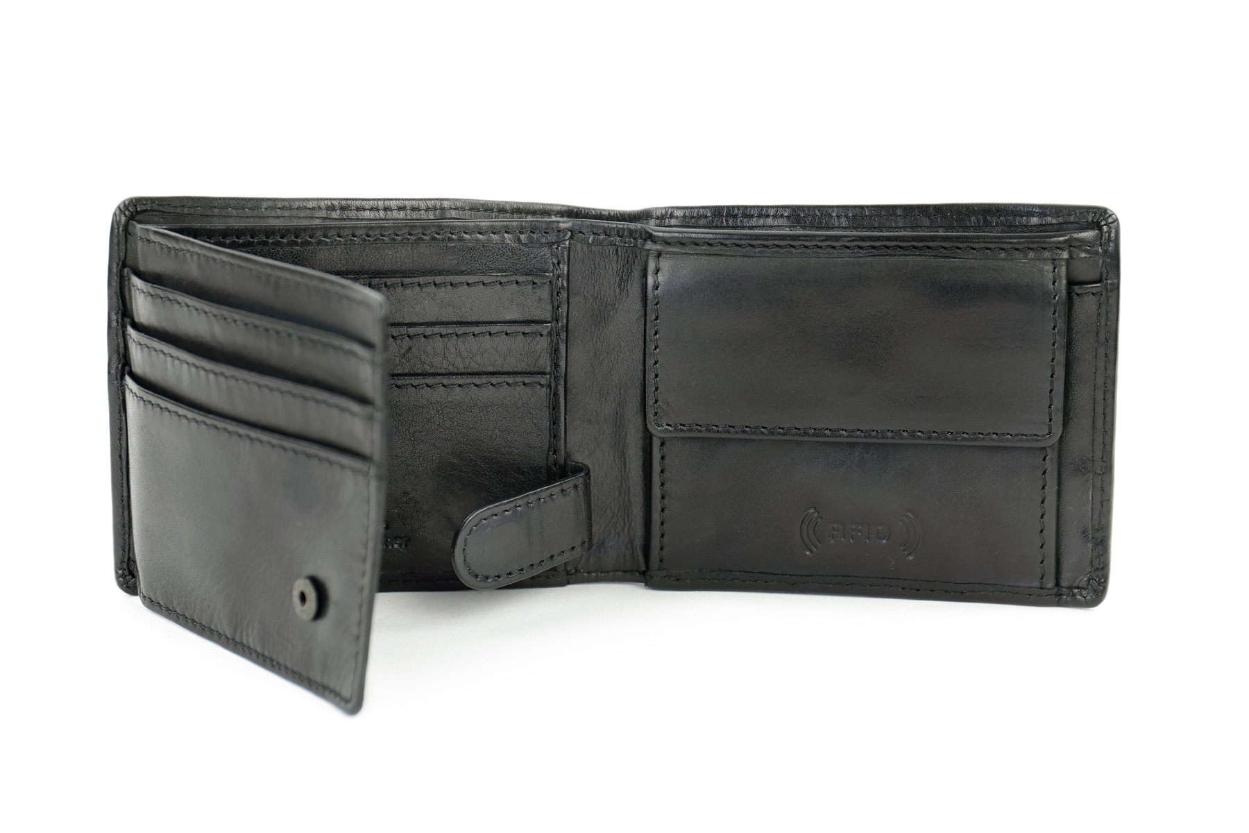 Bear Design Bear Design Jim 6cc billfold zwart
